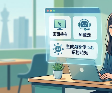 日常業務をAIで効率化！一緒にプロンプト作成します まずは1回お試し！画面共有であなたの業務をサクッとAI化 イメージ1