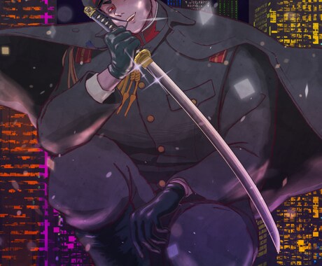 ご希望のイメージを丁寧に描きます 特別価格で◆軍装◆和装◆雰囲気のある絵作りが得意です イメージ2
