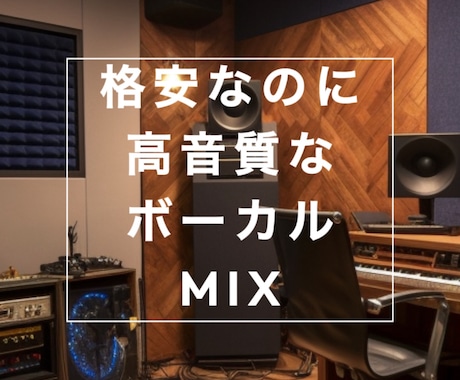 歌ってみたに差がつく！SNS映えするミックスします ピッチ補正込！歌声が輝くプロのボーカルMIXをご体感下さい イメージ1