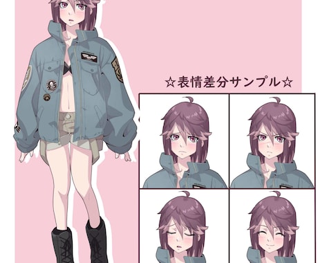 キャラクター立ち絵お描きします ゲームやYoutubeなどに！ イメージ2
