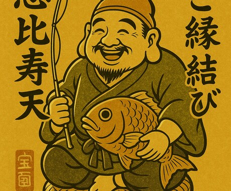 恵比寿天様とのご縁結び　豊かさと福運をお繋ぎします 恵比寿天様ご縁結びで金運上昇、事業繁栄、豊穣福縁呼び込む祈願 イメージ1