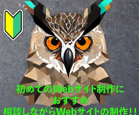 低コストで初めてのWebサイト制作をサポートします イメージ1