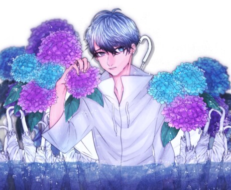 オリジナルイラスト描きます アイコン、一枚絵、設定画、挿絵などなんでも描きます！ イメージ2