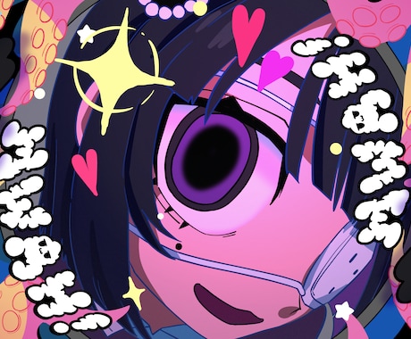誕生日や歌ってみたイラストなど幅広く描きます Vtuberさんの歌ってみたから配信背景やデフォルメなど！ イメージ2