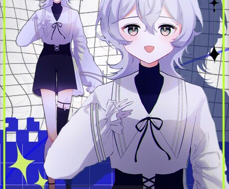 商用込◎おまけ有！IRIAM用立ち絵を描きます IRIAM◎Live2Dパーツ分け◎著作権相談◎ イメージ2