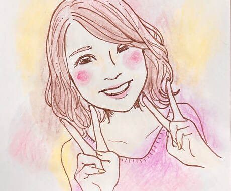 ほんのり似てるかわいいSNS用アイコン描きます デジタル、手描き、お好みのタッチで！ サンプルあります イメージ2