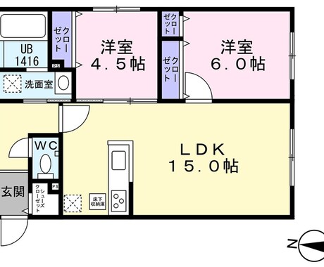 不動産間取図、イラレでキレイにトレースします 不動産広告や物件入稿などの間取図、平面図をイラレでトレース イメージ2