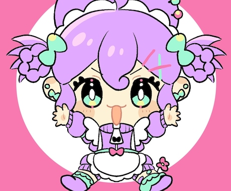 サムネやグッズ用ミニキャライラスト制作します 商用利用OK◎グッズ入稿データ対応可！ イメージ1