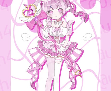 ふわふわ可愛い絵柄が好きな人向けに描きます 女性が得意です。ご満足して頂けるよう最後まで手を抜きません。 イメージ2