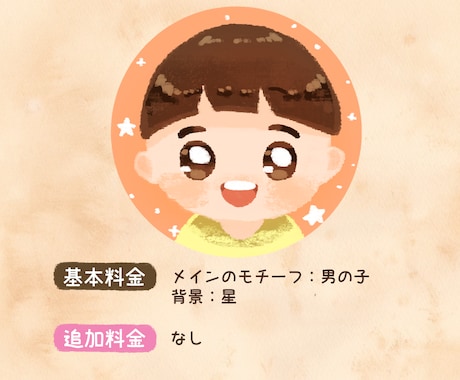 絵本風のやさしいSNSアイコン&ヘッダーを描きます ＊サービス開始記念　10名様限定モニター価格になっています イメージ2