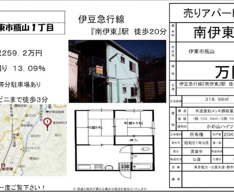 ご希望条件のレインズ新着物件を毎日お知らせします アパート・戸建て等の収益物件探しをされている方のお手伝い。 イメージ1