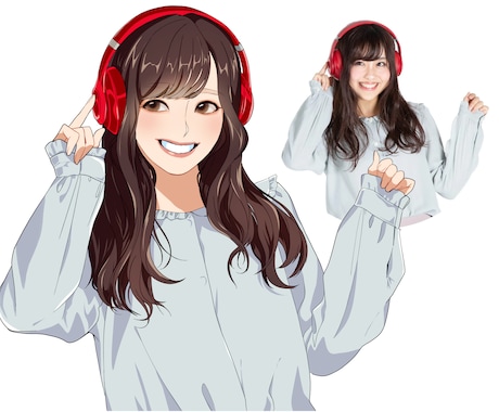 SNS運用に◎✦好印象✦上品綺麗な似顔絵描きます 4月限定割引中✦アイコン/ビジネス/ギフトに✦ イメージ2