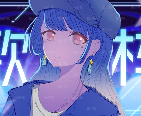 VTuberサムネイル制作ます 世界観に合わせたサムネを制作します イメージ1