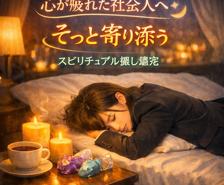 心が疲れた社会人へタロット鑑定で癒します あなたのエネルギーをやさしく整えるタロットです イメージ1
