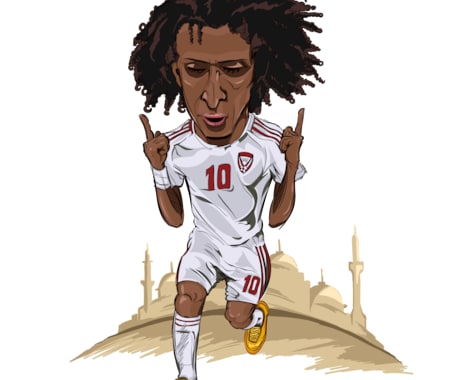 サッカー選手のイラスト描きます サッカー選手をロゴ・アイコン化！ イメージ1
