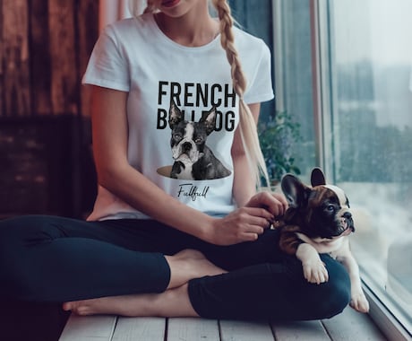 愛犬・愛猫の世界にひとつだけのTシャツつくります グラフィックデザイナーが作るオリジナルのTシャツ♥♥♥♥ イメージ1