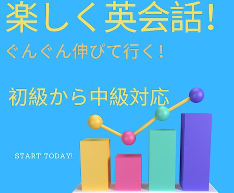 初心者から中級者向けの英会話レッスンをします 楽しく、すぐ使える実践的な英会話スキルが身に付きます！ イメージ1