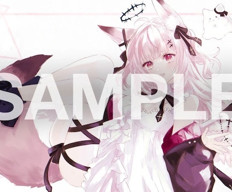 キラキラでかわいい！キャラクターイラスト制作します アイコンや壁紙にも！オンリーワンのイラスト描きます イメージ1