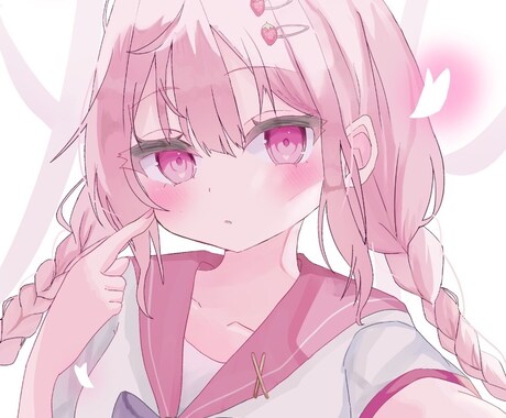 安価で萌えかわいい人物、1枚絵描きます 安価で萌え系なイラスト描きます イメージ1
