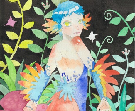 人外イラストを描きます 人のようで人ではない、人ならざる者を描きます。 イメージ1