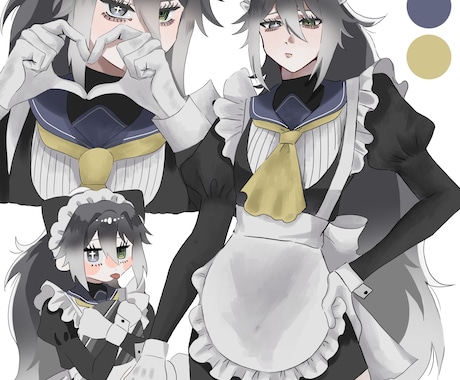 イラスト制作いたします あなたの理想を形にします！詰め込み1枚絵やアイコンなど！ イメージ1