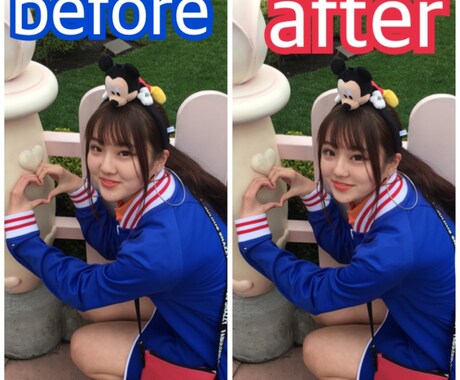 印象UP！あなたの写真を美しく加工します イメージ1