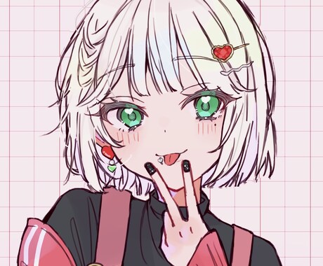 修正無制限✧︎可愛いアイコン制作いたします 即日対応・商用利用可能◎一枚絵・サムネなどなんでも対応✧︎ イメージ2