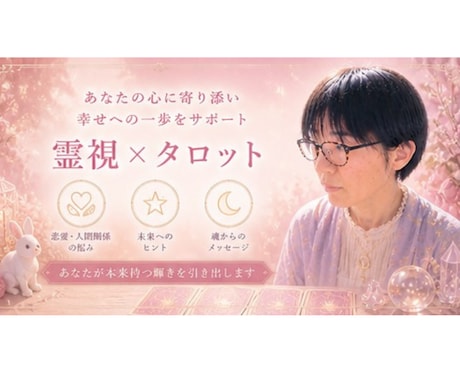 仕事や職場の悩みを霊視×タロットで読み解きます 職場の不安や迷いを整理し、次の一歩へのヒントをお伝えします イメージ2