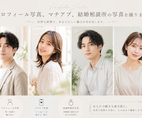 自然体なプロフィール写真撮影します 造りこんでないあなた自然体な自分を撮影しませんか？ イメージ2