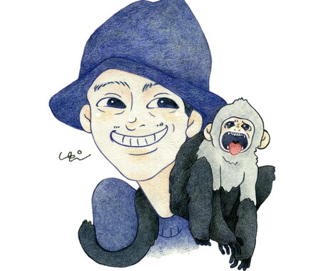 似顔絵｜とびきりかわいくおえかきします 用途・ご希望のテイストなどお気軽にご相談くださいませ イメージ2
