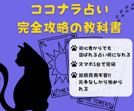 初心者でも始められるココナラ占い攻略教えます 経験、知識、実績ゼロでも「選ばれる占い師」になれる教科書 イメージ1