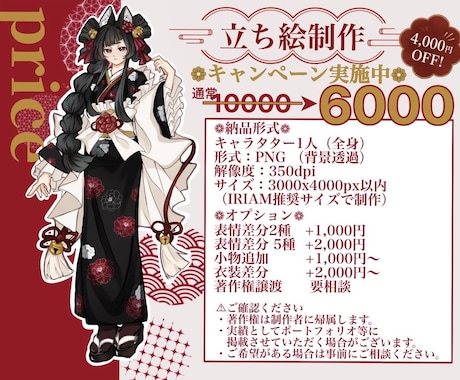 かわいいIRIAM用立ち絵を制作します イメージ1