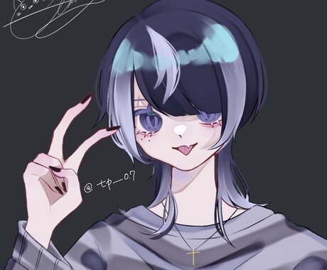 アイコン・ヘッダー等のイラストお描きします 人物、動物イラストをお描きします。 イメージ2