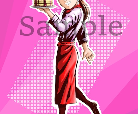 色々なテーマでポップで注目なイラストお描きします 注目のアバター、プレゼントからビジネスまで大活躍！ イメージ2