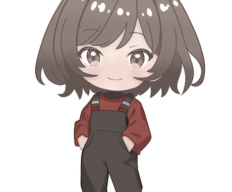 可愛いミニキャラ制作致します 場合によりオリジナルキャラを作成致します(⁎ᴗ͈ˬᴗ͈⁎) イメージ2