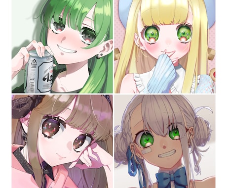 オリジナルキャラクターのアイコンを作成します あなただけのアイコンお描きします イメージ1