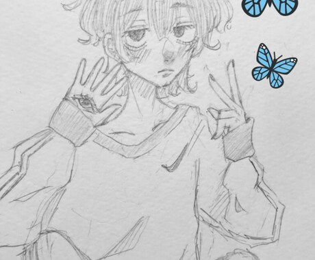 アナログでイラスト描きます イメージ1