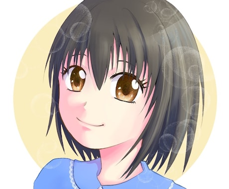 ラフ修正何度でも！アイコンを作成します SNSで使えるような女の子のアイコンを描きます。 イメージ2