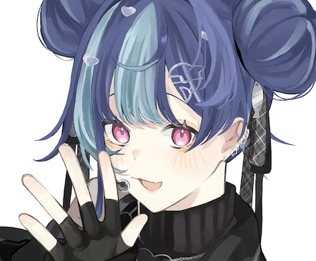 1週間でアイコンイラスト制作します 短い納期で対応致します！かわいい女の子を書くのが得意です！ イメージ1