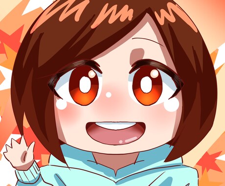 ポップなミニキャラアイコン描きます あなたのキャラクターやあなたをポップなキャラアイコンに！ イメージ2