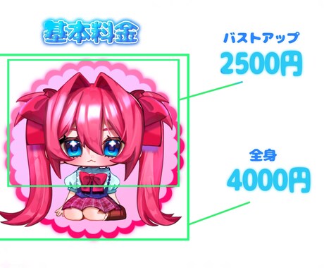 差分無料！キラキラポップなSDイラスト描きます 商用利用OK・最短７日！あなたの“好き”を世界一魅力的に イメージ2