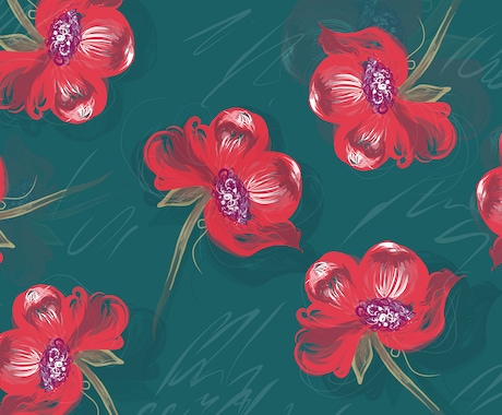 ハイブランド実績5年のデザイナーが美花柄を作ります オリジナルの花柄パターンを作りたい企業・個人様向けのサービス イメージ2