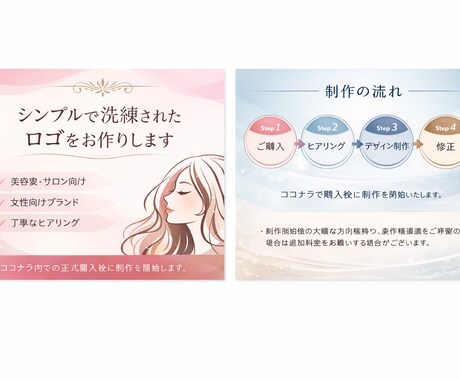 シンプルで洗練されたロゴを制作します イメージ1