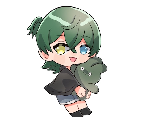 ミニキャラ作成。最短1週間以内納品で描きます グッズ、立ち絵、サムネ、挿絵等お任せ下さい！ イメージ2
