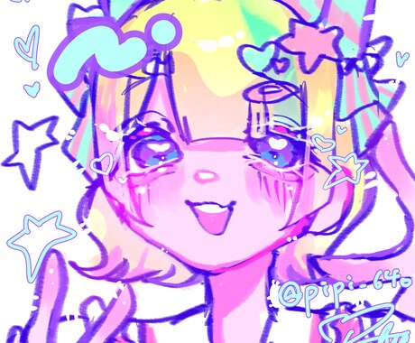 スピード納品！アイコン描きます お安めにシンプルなイラストを頼みたい人にオススメ！ イメージ1