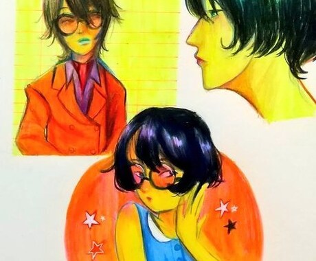 一枚絵お描きします かっこいいも可愛いも叶えます！ イメージ2