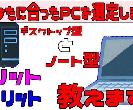 予算、目的に合ったパソコン選びます やりたいゲーム、予算に合ったPCをお選びします！ イメージ2