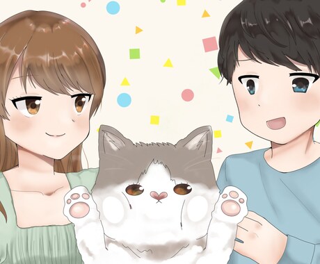 アイコン、サムネ、アイキャッチつくります！描きます 可愛らしいオリジナルのアニメイラスト作成！ イメージ2