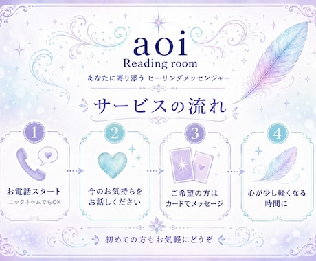 あなたのお話に心から寄り添います 話すだけでもOK必要な時はカードからメッセージ イメージ2
