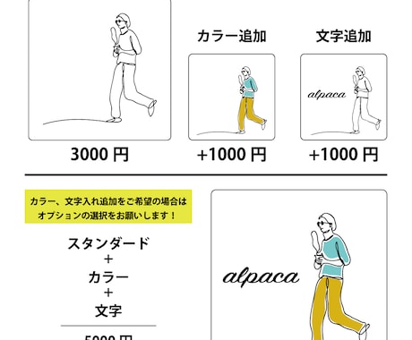 超シンプル一筆描きイラスト描きます SNS/アイコン/名刺/ショップカード/パンフレットなどに イメージ2